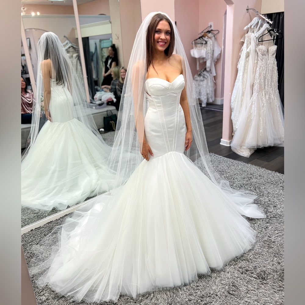 Maggie Sottero Strapless Mermaid Wedding Dress